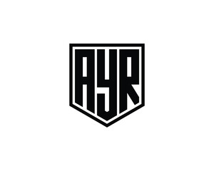 Obraz premium AYR Logo design vector template
