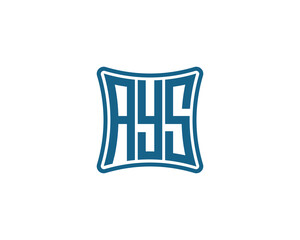 AYS logo design vector template