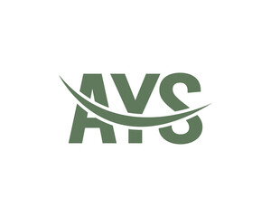 AYS logo design vector template