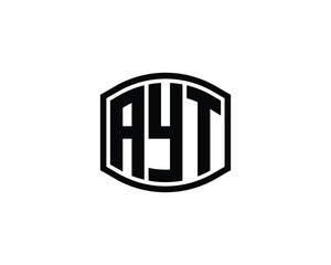 AYT logo design vector template