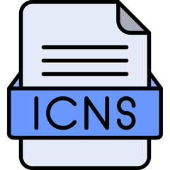 ICNS File Format Vector Icon Design