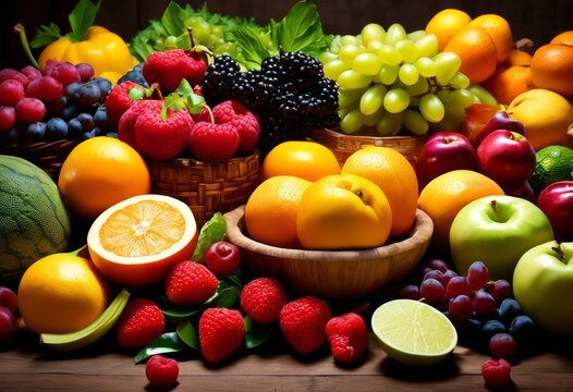 fruit, berry, food, ripe, fresh, healthy, citrus, background, tropical, assortment, diet, market, natural, vitamin, juicy, organic, red, abundance, grape, mixed, strawberry, sweet