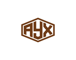 AYX Logo design vector template