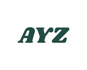 AYZ logo design vector template