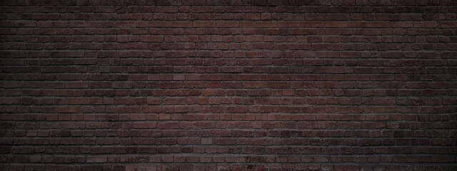 Old brick brown wall and backdrop. Brick  texture for background.