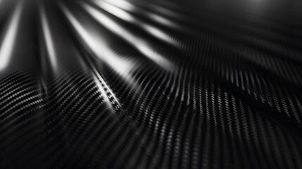 carbon kevlar fiber design texture wallpaper, fine industrial carbon fiber abstract wavy sheet structure detail in full frame view