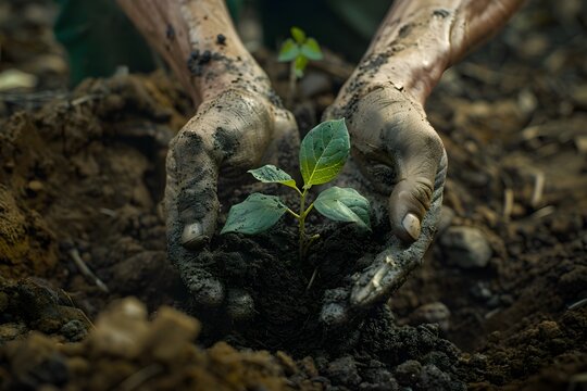 Urban Tree Planting: Hands Restore Green Spaces in Tireless Community Effort