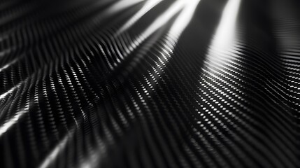 carbon kevlar fiber texture pattern background, complex industrial carbon fiber abstract wavy sheet detail in full frame view