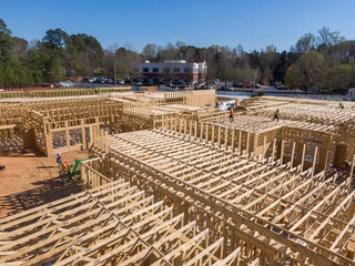 Residential Construction (Framing) Drone Images