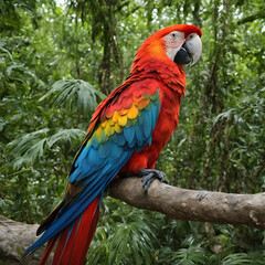 Obraz premium blue and yellow macaw