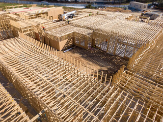 Residential Construction (Framing) Drone Images