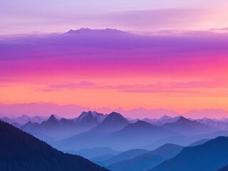 mountains at dusk background photo