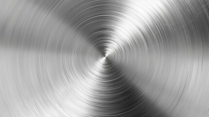Abstract Silver Swirl Design with Elegant Monochrome Gradient Background