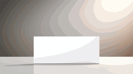 A mockup of a blank business card sitting on a cera - obrazy, fototapety, plakaty