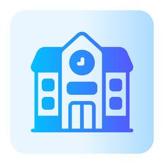 school gradient icon