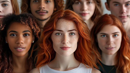 Fototapeta premium Multicultural Girl Squad