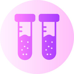 test tube gradient icon