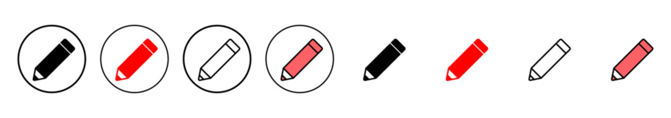 Pencil icon vector illustration. pen sign and symbol. edit icon vector