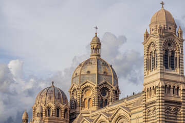 Obraz premium Cathedral de la Major in Marseille, France