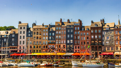 Honfleur is a famous village in Normandy, France