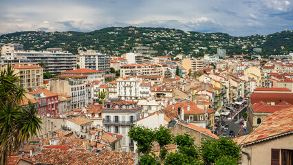 Fototapeta na wymiar Panoramic view of Cannes