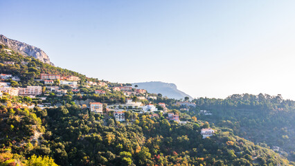 Fototapeta na wymiar Eze village in Provence, French Riviera