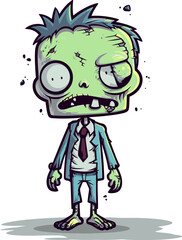 Vectorized Horror Story Zombie Transmission Concepts