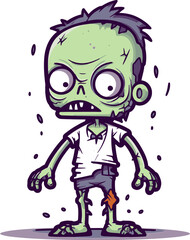 Vectorized Chaos Illustrations of Zombie Spread