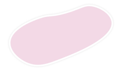 Flat Sticker Label SVG