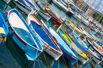 Fototapeta na wymiar Nice Marina, France, Cote d'Azur