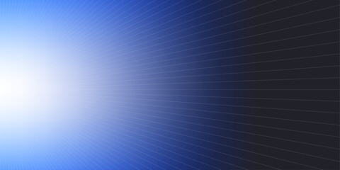 dark blue black gradient abstract background with sunray as higlights