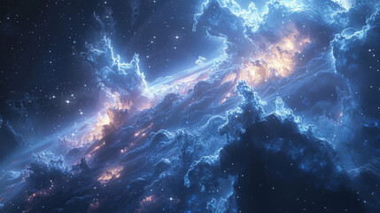 Blue Supernova: Interstellar Warfare Depicted