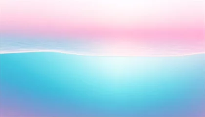 Deurstickers 水平線と海のイメージ © kyon