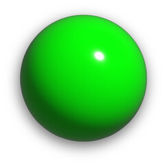 3D colorful spheres with drop shadow.
