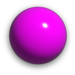 3D colorful spheres with drop shadow.