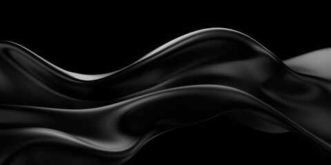 Black satin ripple effect creates a sophisticated background for fashion and luxury branding.