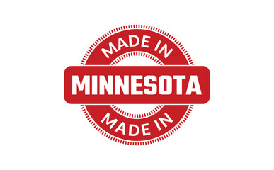 Made In Minnesota Rubber Stamp