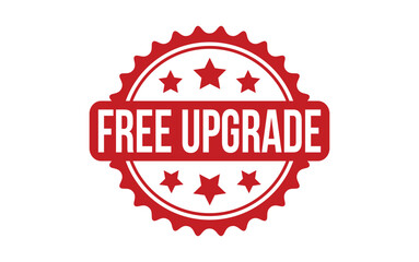 Free Upgrade rubber grunge stamp seal vector