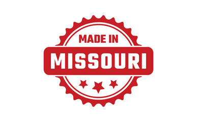 Made In Missouri Rubber Stamp