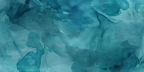 Dark blue and teal merge in this abstract watercolor background, perfect for sophisticated designs.