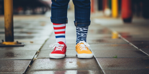 Rainbow Crew Socks Colorful Stripes Pride Socks Novelty Quartz Socks for Women, Men