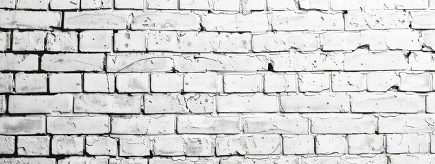Clean white brickwork background, perfect for minimalist design or as a backdrop with texture.