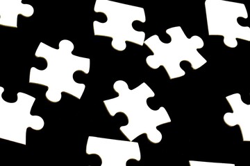 Puzzle pieces - strategy concept