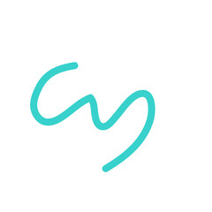 Colorful Abstract Squiggly Lines Vector 