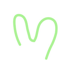 Colorful Abstract Squiggly Lines Vector 