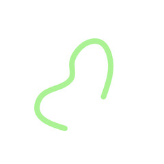 Colorful Abstract Squiggly Lines Vector 