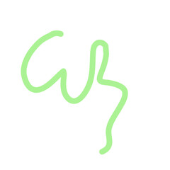 Obraz premium Colorful Abstract Squiggly Lines Vector 