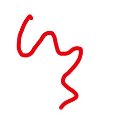 Colorful Abstract Squiggly Lines Vector 