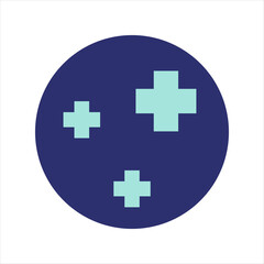 Flat geometric shape landscape
wallpaper vector element