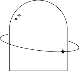 Monoline Arch Frame